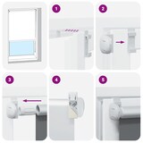 thumbnail of vidaXL Rolgordijn verduisterend 110x210 cm stofbreedte 105,7 cm