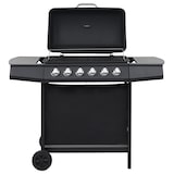 thumbnail of vidaXL Gasgrill mit 6 Flammen Stahl Schwarz