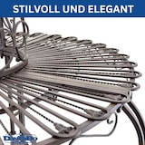 thumbnail of DanDiBo Baumbank Rund Metall Wetterfest Braun 96591 Rundbank ø 135 cm Gartenbank Sitzbank Bank Garten Antik