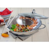 thumbnail of WOK 32 cm mit Glasdeckel und Ablagegitter, Serie Pro-Line