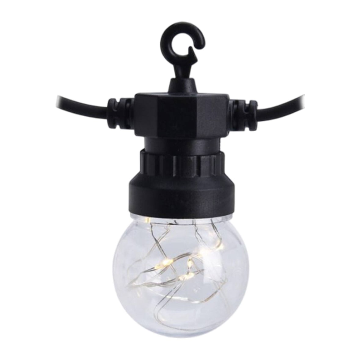 WellHome - 20 Cordões de Luz Branca Quente com Temporizador 950cm