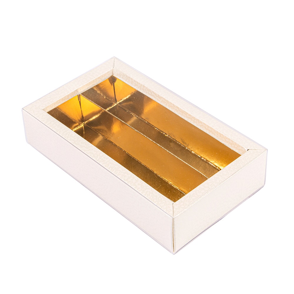 50 Unités - Boîtes Chocolats  14,5X7,5X3,5 Cm Blanc Carton - Garcia de Pou