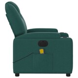 thumbnail of vidaXL Massagesessel Elektrisch Dunkelgrün Stoff