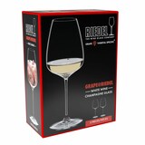 thumbnail of Riedel Glas Grape Weißwein Champagner Spritz 2er Set, Weingläser, Kristallglas, 550 ml, 6424/05