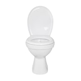 thumbnail of Belvit Dusch WC mit Bidet Funktion – Standtoilette aus Sanitärkeramik mit Taharet, senkrechtem Bodenabgang, Hygienedusche und Softclose WC-Deckel