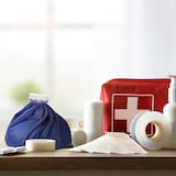 thumbnail of Relaxdays Eisbeutel zum Kühlen, 3 Kühlpads, Warm- & Kaltanwendung, auslaufsicher, wiederverwendbar, elastisch, blau