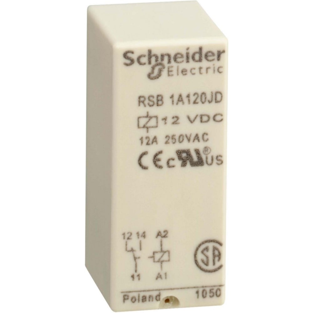 10 Stk. Schneider Electric Steckrelais RSB1A120JD