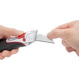 thumbnail of WEDO 78855 Safety Cutter SUPER, integrierter Folienschneider, automatischer Klingenrückzug, für Linkshänder und Rechtshänder, TÜV / GS geprüft,