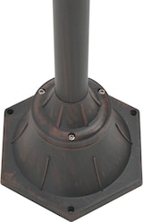 thumbnail of vidaXL Garten-Pollerleuchte E27 220 cm Aluminium 2-Laterne Bronze