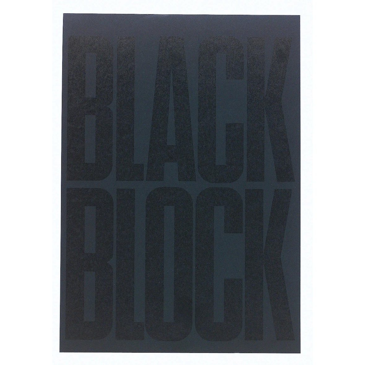 Exacompta 5702E 5x Black Block 70 Blatt mit gelbem Papier, liniert, DIN A4 21x29,7cm - Schwarz