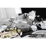 thumbnail of Excelsa servizio piatti 18 pezzi Etnico ceramica nero