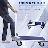thumbnail of Carro DASCK Plataforma de Carga Plegable con Ruedas – 150 kg – Acero Reforzado – Compacto y Robusto – Azul/Blanco
