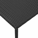 thumbnail of vidaXL Garten-Couchtisch Rechteckig Schwarz 40x40x37 cm Poly Rattan