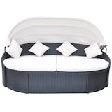 thumbnail of vidaXL Outdoor-Sonneninsel mit Sonnendach Poly Rattan Schwarz