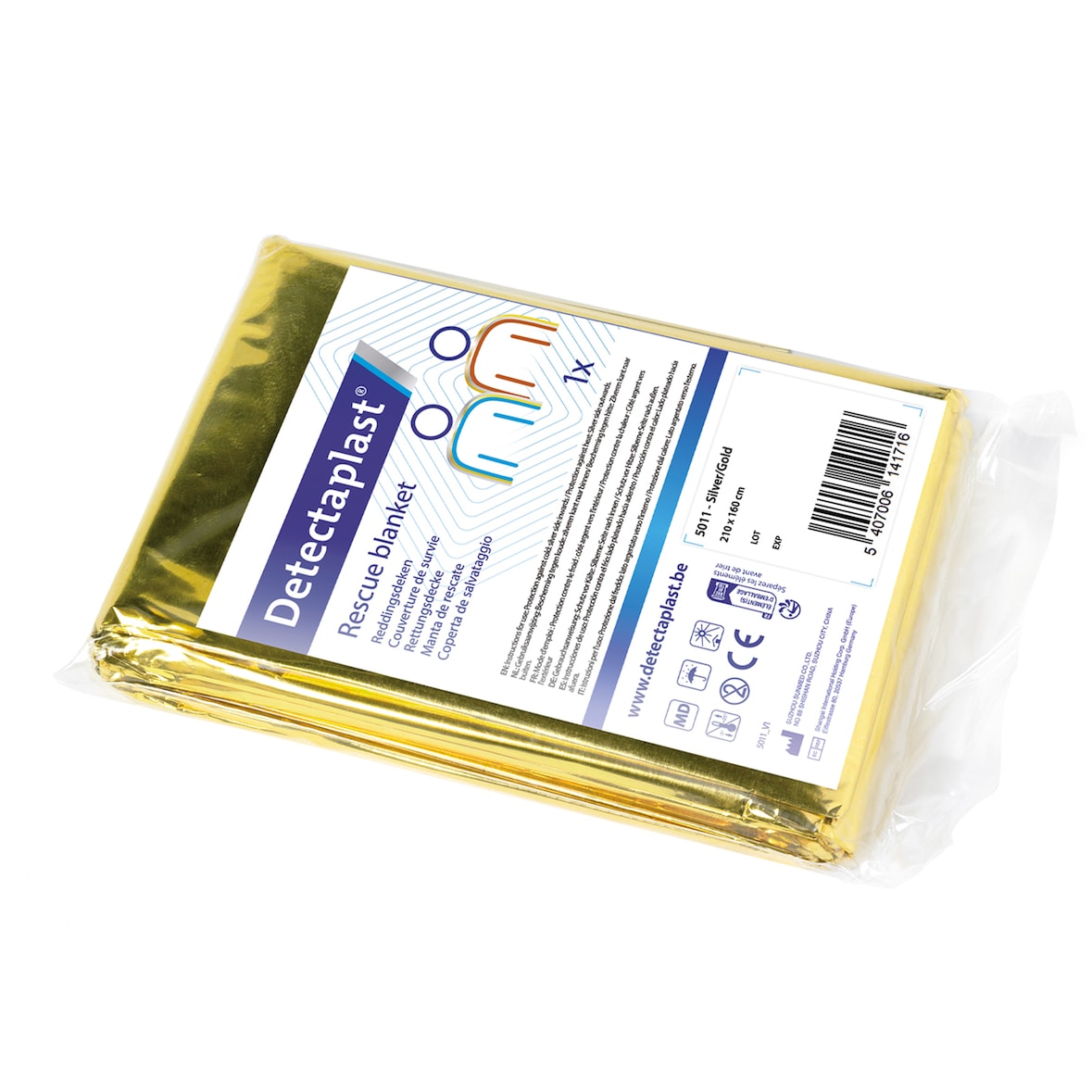 Rettungsdecke Gold/Silber
