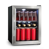 thumbnail of Beersafe M Kühlschrank 33 Liter 2 Böden Panoramaglastür Edelstahl Edelstahl
