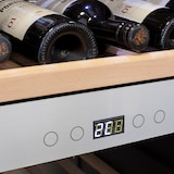 thumbnail of CASO WineChef Pro 40 - Weinkühlschrank für 40 Flaschen, WiFi-App, 2 Zonen, 5-20°C, UV-Filterglas, Edelstahl [Energieklasse G]