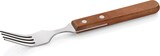 thumbnail of WAS Germany - Steak-/Pizzagabel mit Holzgriff, 20 cm, Edelstahl