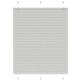 thumbnail of vidaXL Plissee Hellgrau 105x150 cm Stoffbreite 104,4 cm Polyester