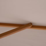 thumbnail of Outsunny sombrilla jardín 3x2 m con mástil de madera varillas de bambú y polea parasol rectangular para terraza patio o balcón exterior gris