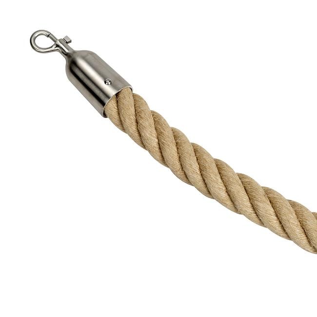 Cordes pour poteaux de balisage - Chanvre - naturel - V2A -