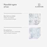 thumbnail of Icefestival Cube Eiswürfelbereiter 400W 1,9l 20kg/24h Edelstahl