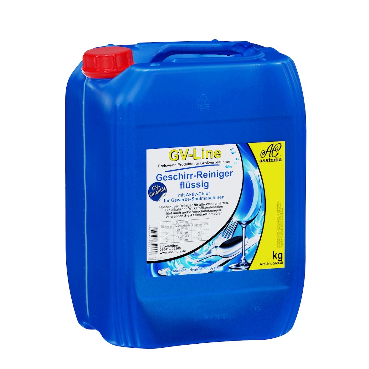 Assindia Geschirr-Reiniger flüssig GV-Line 23kg