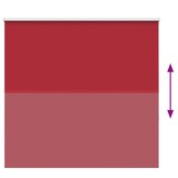 thumbnail of vidaXL Verdunkelungsrollo Rot 165x130cm Stoffbreite 161,6cm Polyester