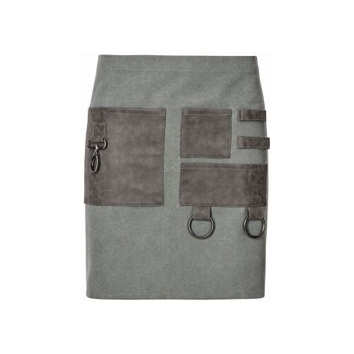 Vorbinder Canvas, mit Taschen und Karabiner, B80 x L45cm, Fb. graphit : graphit : 100% Baumwolle 16oz.