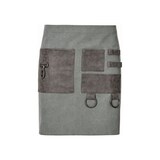 thumbnail of Vorbinder Canvas, mit Taschen und Karabiner, B80 x L45cm, Fb. graphit : graphit : 100% Baumwolle 16oz.