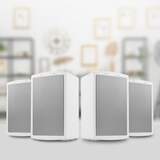 thumbnail of Pack De 2 Enceintes Wifi Bluetooth Multiroom Blanches Mr50 White X2 De Blaupunkt