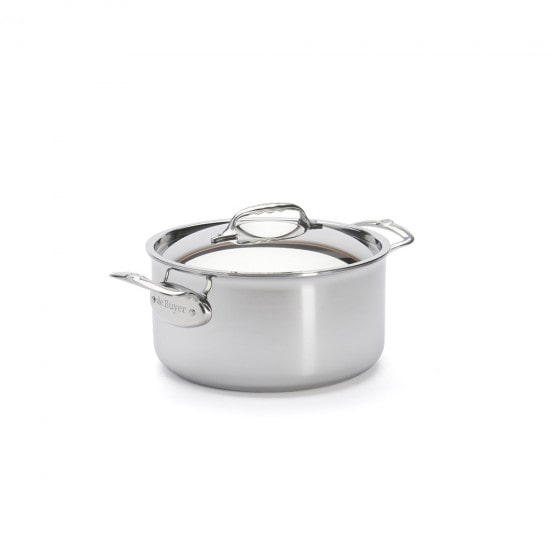 DE BUYER faitout affinity a couv. tout inox ø 24cm