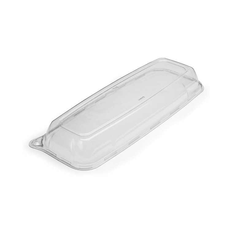 MONOUSO - Tampa Plastico Trasp. Bandeja 22x56x6cm (25 Uds)