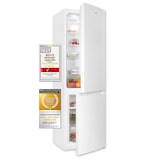 thumbnail of Exquisit Kühl-Gefrierkombination KGC265-70-NF-040C weiss | 253 L Volumen | Kühl Gefrierkombination No-frost | Türanschlag wechselbar