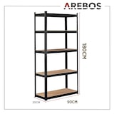 thumbnail of Scaffalature Pesanti Scaffalature da Officina Scaffali da Ufficio MDF nero