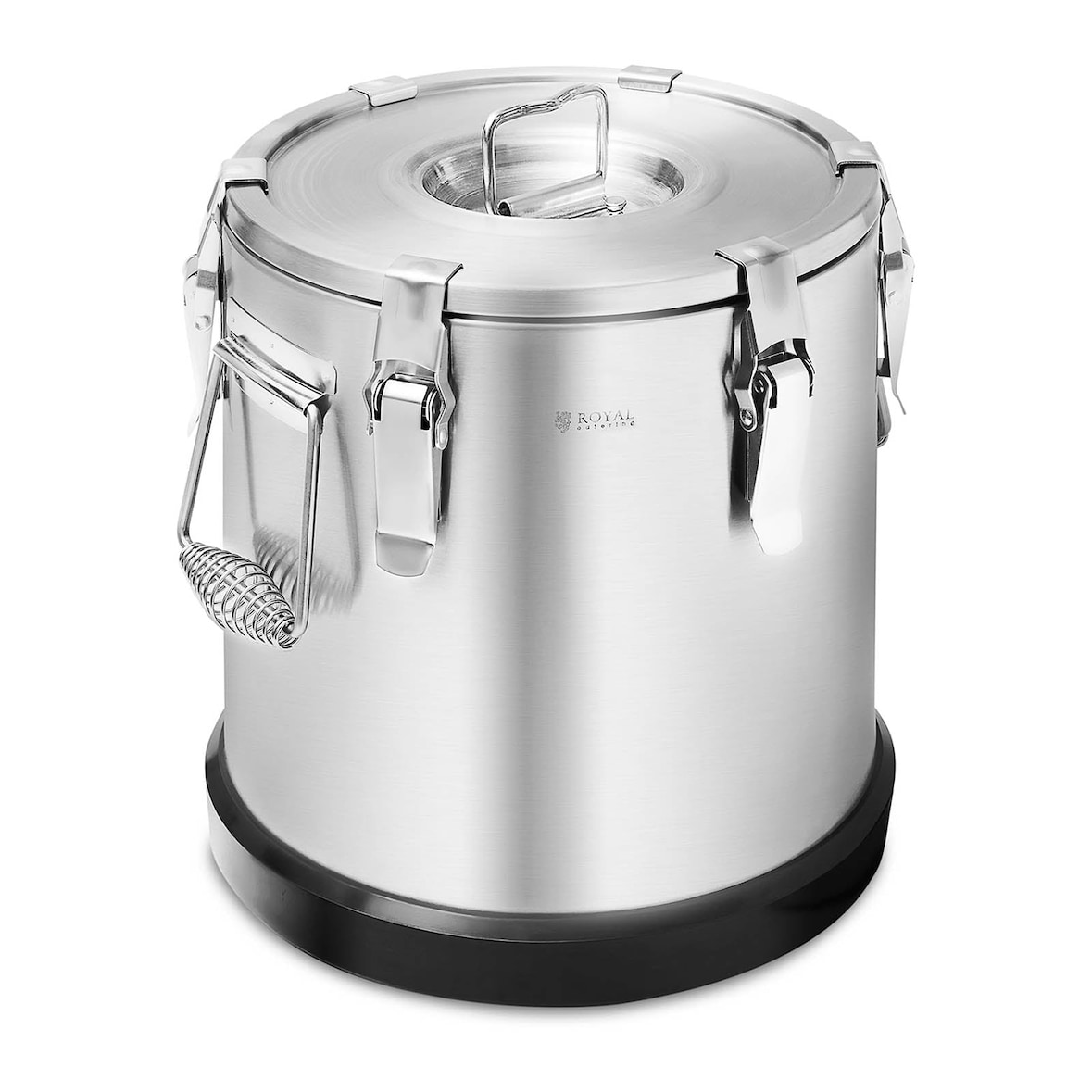 Helloshop26 - Contenedor térmico profesional de acero inoxidable para catering frío y caliente (15 litros aislamiento de doble 14_0004274