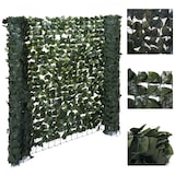 thumbnail of Balkonsichtschutz T811, Buchenhecke Sichtschutz Windschutz Verkleidung für Terrasse Zaun ~ 300x150cm dunkel