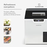 thumbnail of Icefestival Cube Eiswürfelbereiter 400W 1,9l 20kg/24h Edelstahl