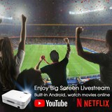 thumbnail of Videoprojecteur Android Full HD 1080P 4000 Lumens Home Cinema Portable LED YONIS