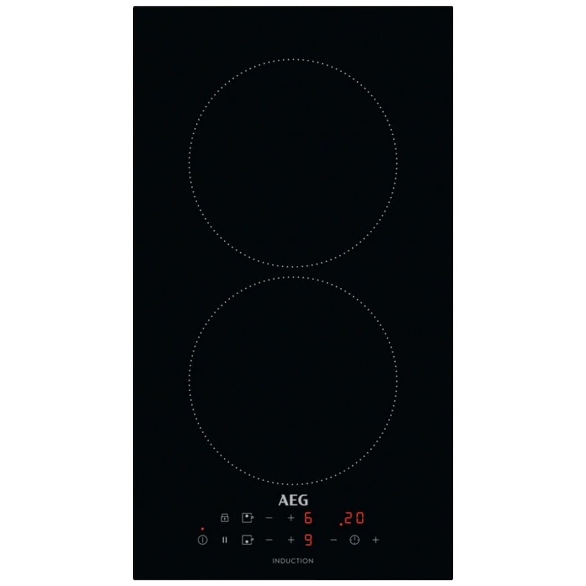 AEG IKB32300CB Autarkes Kochfeld / Induktion / 30 cm / Aufliegend