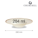 thumbnail of Churchill Set 12 Piatti Pasta Stonecast Barl White, Bianco, 24cm