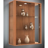 thumbnail of VCM Wandvitrine Udina Kern-Nussbaum H. 80 x B. 60 x T. 25 cm