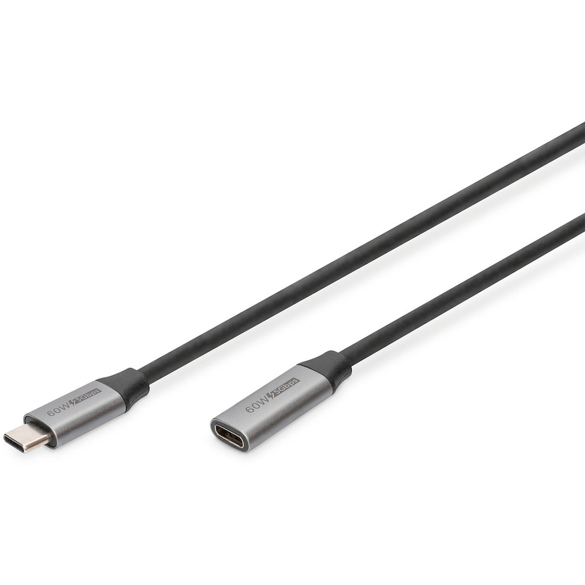 DIGITUS USB-3.0 Gen.1, USB Type -C Verlängerungskabel; M/F, 1m