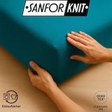 thumbnail of EXKLUSIV HEIMTEXTIL Frottee Spannbettlaken Rundumgummizug Marke 120 x 200 cm Petrol 80% Baumwolle 20% Polyester  Öko - Tex Zertifiziert Bed-Sheet