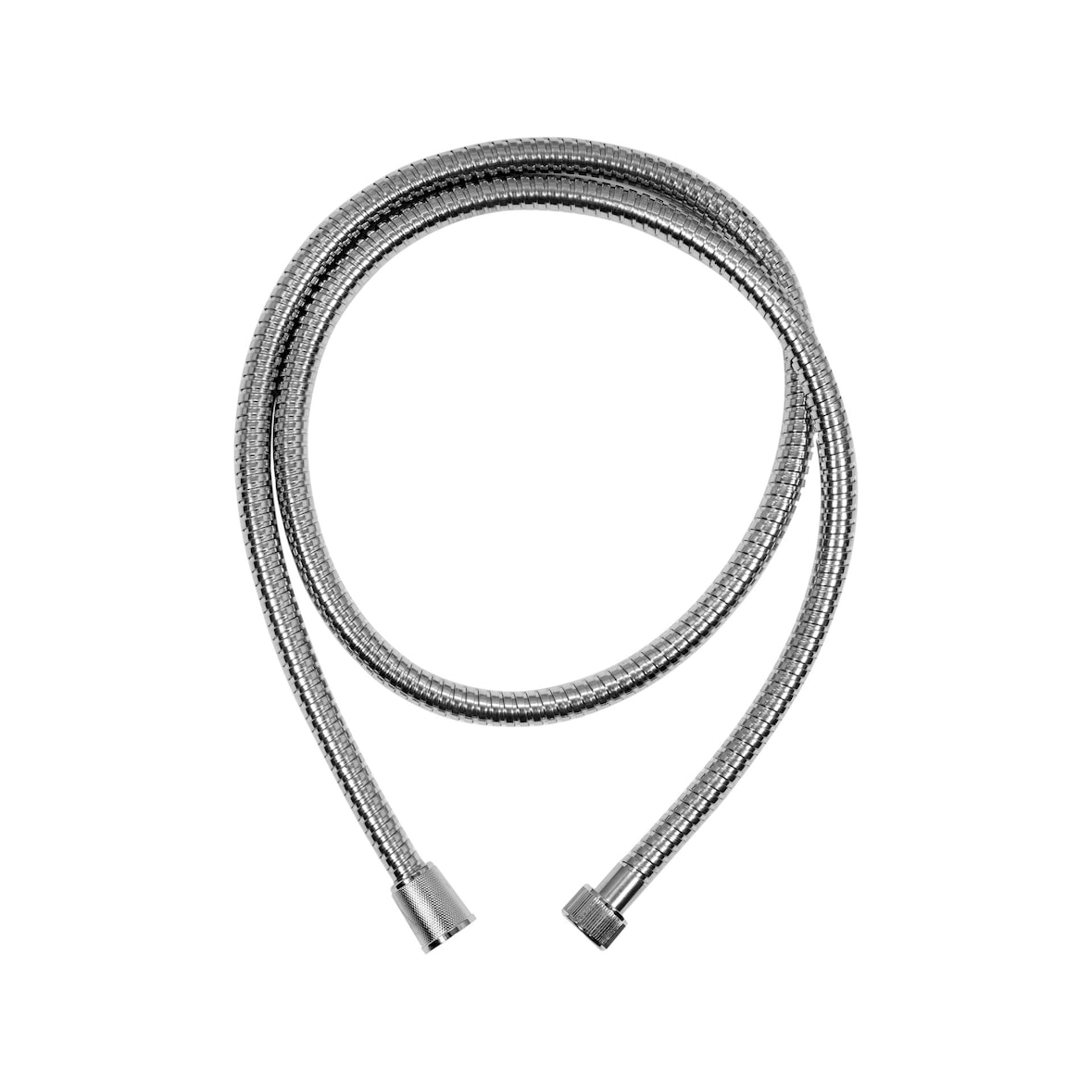 Brauseschlauch, Duschschlauch verstärkt, doppelt, poliert 1,5m