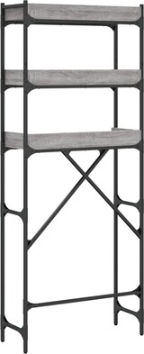 thumbnail of vidaXL Waschmaschinenregal Grau Sonoma 67x25x163 cm Holzwerkstoff