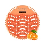 thumbnail of 12x Klo-Igel Urinaleinleger (Pissoirsieb, Pissoireinsatz, Urinalsieb) Orange: "Now that this is done… …time for a cold beer!"