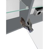 thumbnail of Badezimmermöbel-Set Spiegelschrank Waschtisch Badschrank grau mit Füßen V-90.59F-01