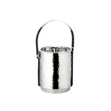 thumbnail of Eiseimer Seattle (Höhe 16 cm) mit Deckel, Eiszange und Einsatz, Edelstahl, fein gehämmert