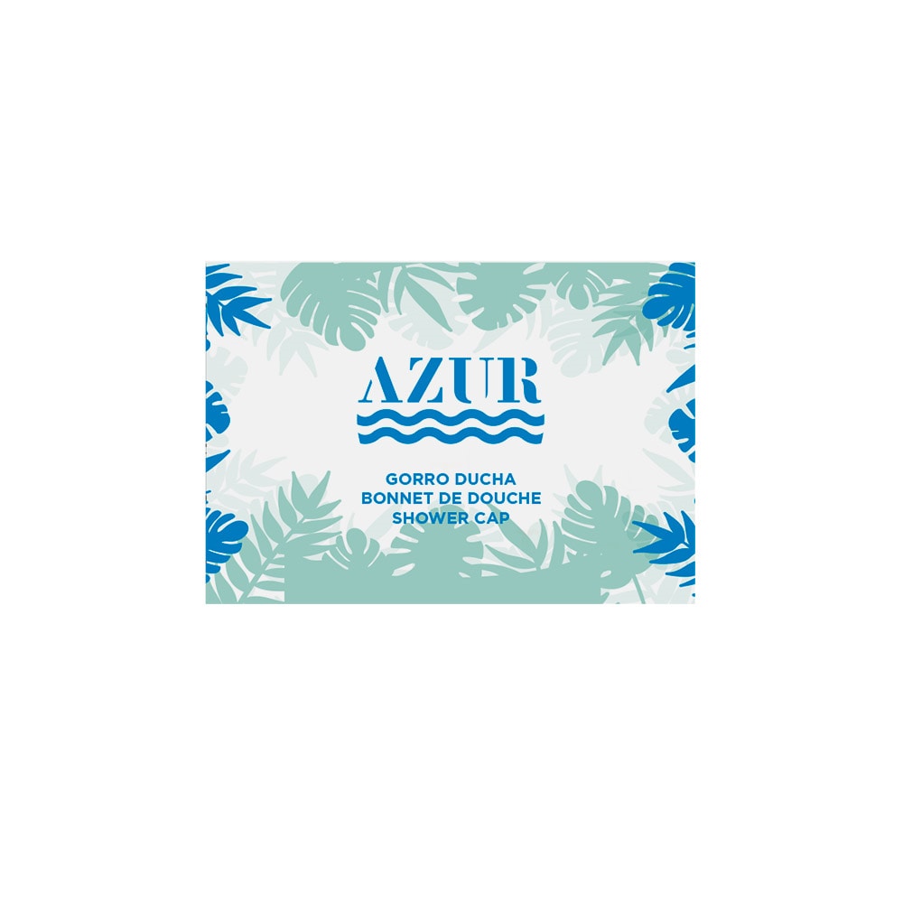 250 Unités - Bonnets Douche En Sachets Blanc 'Azur'  6X10,5 Cm Blanc Pe - Garcia de Pou